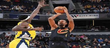 Garland scored 29 points as the Cavaliers defeated the Pacers 120-116.