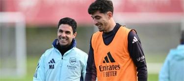 继续观察训练状态　哈弗茨复出在即