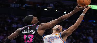 Shai Gilgeous-Alexander's 39 points saved the Heat from a narrow 122-120 defeat to the Thunder.