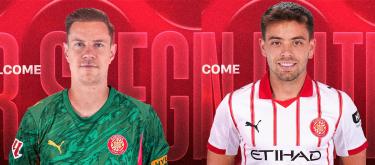 巴塞罗那门将马克-安德烈·特尔施特根和塞尔塔·维戈防守型中场弗兰·贝尔特兰加盟赫罗纳。