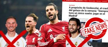 Renowned team correspondent denied rumours claiming that Liverpool's midfield duo Alexis Mac Allister and Dominik Szoboszlai are on the verge of joining Real Madrid this summer..