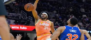 米切尔23分哈登20分 骑士以109-94大胜尼克斯