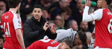 Arsenal manager Mikel Arteta praised the team's resilience.