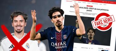 Paris Saint-Germain midfielder Vitinha refuted rumours of a summer move to Real Madrid..