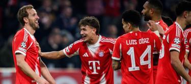 欧冠联赛——凯恩梅开二度　拜仁慕尼黑4比1淘汰亚特兰大