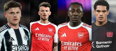 由于埃贝雷奇·埃泽和贾雷尔·昆萨受伤，哈维·巴恩斯和本杰明·怀特被征召入英格兰国家队。