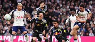 英超联赛——马蒂斯·特尔破门　托登罕热刺1比1战平利兹联